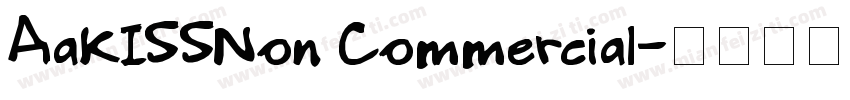 AaKISSNon Commercial字体转换